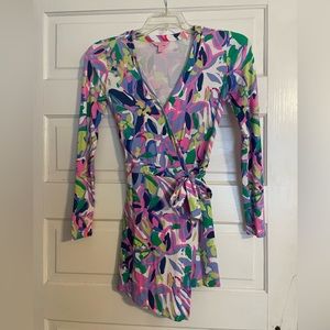Lilly Pulitzer tiki Wrap Romper